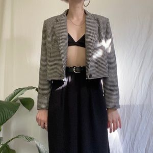 DUMAS plaid blazer ~ size small